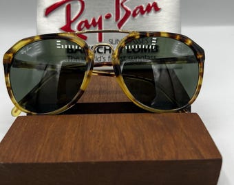 Vintage Ray Ban B&L Antique Tortoise Myarra z0494 54mm USA SUNGLASSES