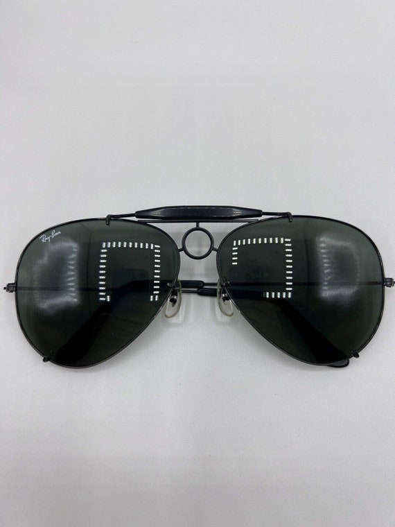 Vintage Ray Ban BL Black Chrome Sharpshooter 62mm G15 USA - Etsy Vintage Ray Ban BL Black Chrome Sharpshooter 62mm G15 USA - Etsy