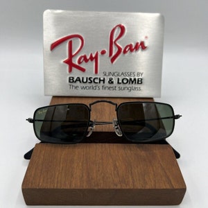 Vintage Ray Ban BL Classic Collection IV 45mm G15 Black Sunglasses NEW image 3
