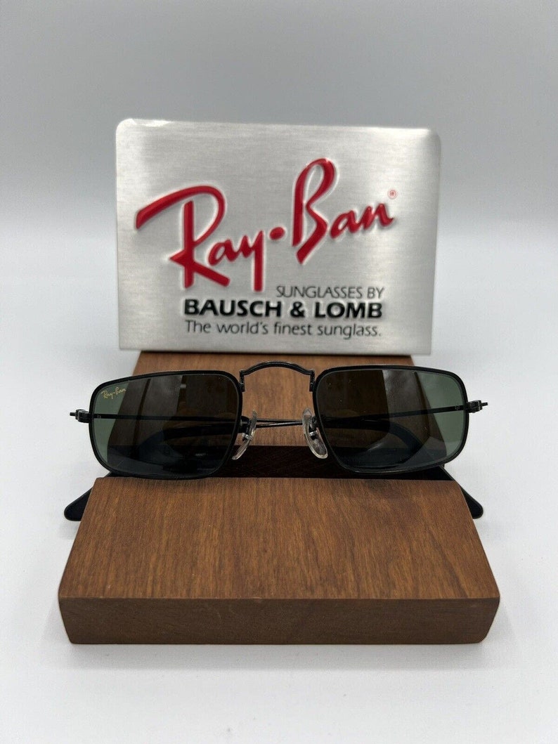 Vintage Ray Ban BL Classic Collection IV 45mm G15 Black Sunglasses NEW image 3