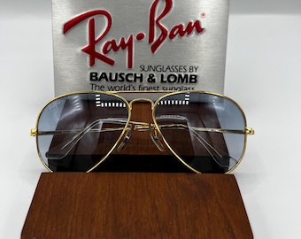 Ray Ban B&L Leathers Shooter 62mm Vintage Sunglasses - Etsy