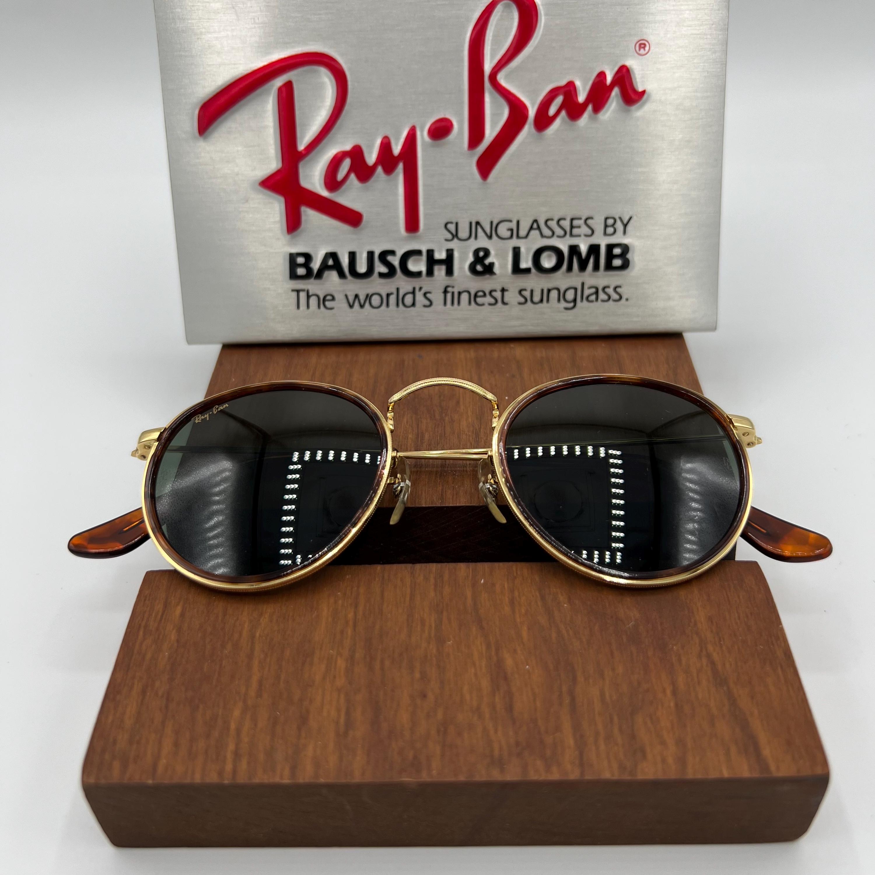 Vintage Ray Ban W1675 Classic Metals Sunglasses Tortoise Shell 1996 VINTAGE Ray-Ban W1675 XQAW Metal sunglasses,... | Depop main image 2