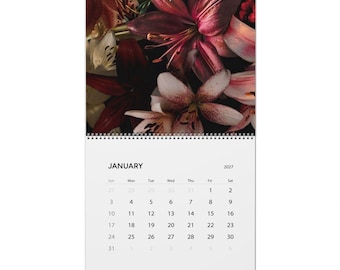 Blommig & Kaffe Fotokalender 2027 | 12-månaders Fotokalender