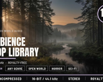 Ambience Loop Library - 168 Seamless WAV Loops for Unity, Godot and Unreal