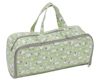 Knitting needle case, Sheep knitting project bag, knitting needle case and storage bag, project bag, sheep gift, knitting gift