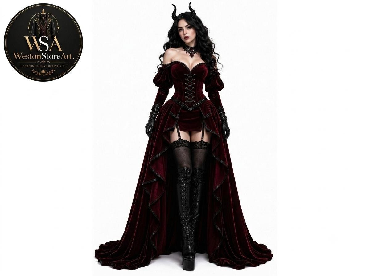 Off the Shoulder Vampire Dress