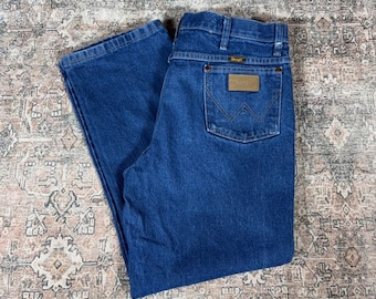 Wrangler 936PWD Cowboy Cut Slim Fit Jeans, Herren, Größe 36x29, Blau, Hergestellt in Nicaragua