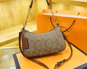 Coach Signature Shoulder Cross Body  Bag