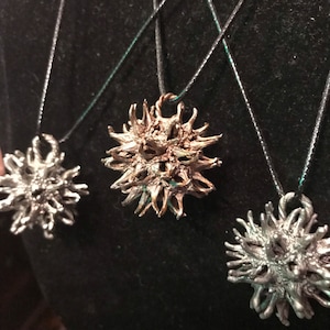 Prickly Moon Pod Electroplated Necklaces By Mr Arm