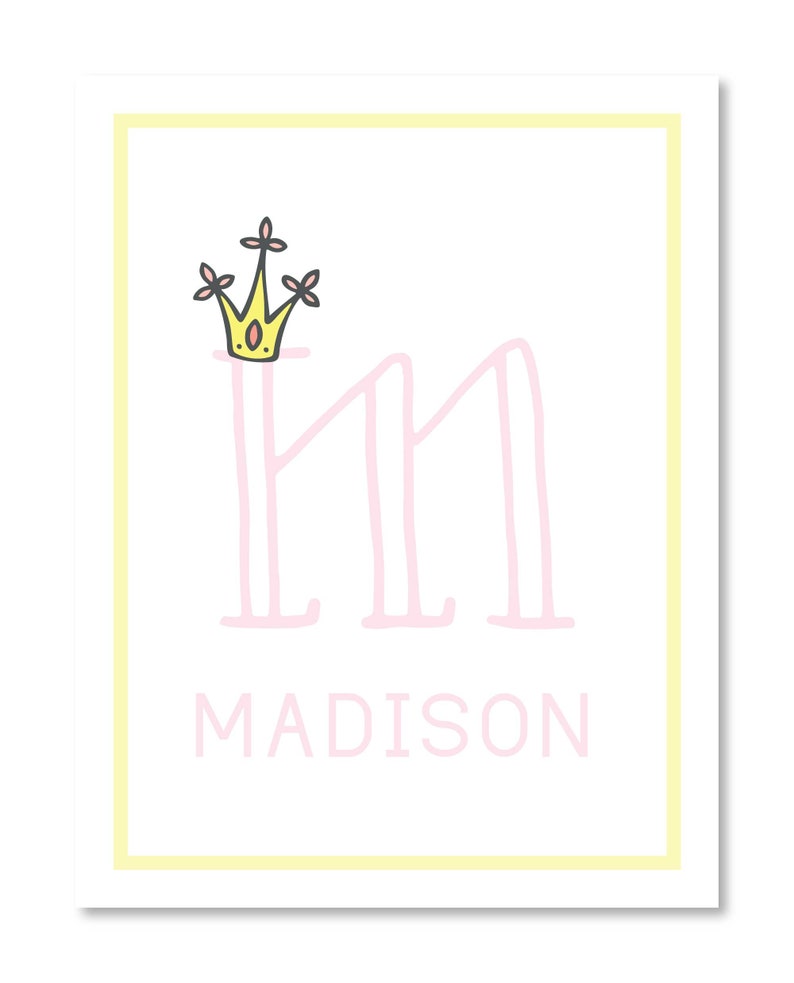 Princess Nursery Wall Decor Wall Decor Princess Princess Wall Art Princess Decor Princess Girls Room Art Gift for Kid image 4