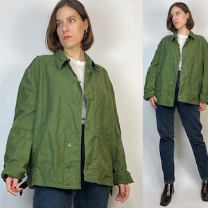 Vtg 80s NEW WAVE Army Jacket! Large