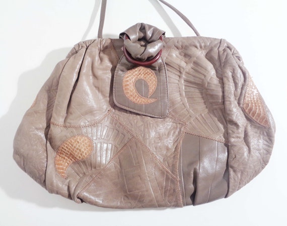 Vtg 80s AVANT GARDE Long SNAKE Bag!