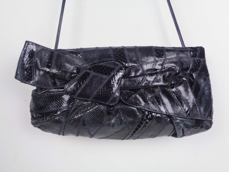 Vtg 80s AVANT GARDE Long SNAKE Bag!