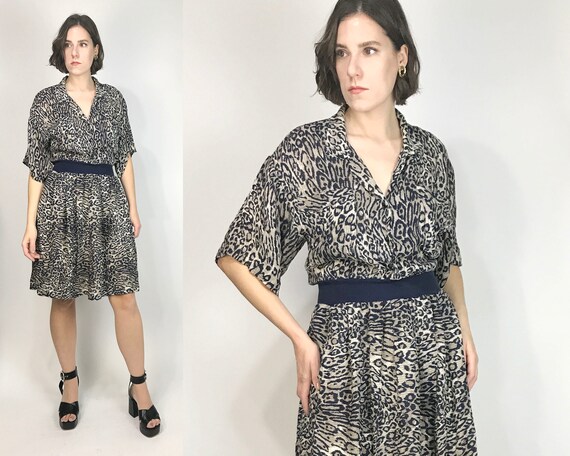 Vtg 80s Designer FLORA KUNG for Neiman Marcus SILK