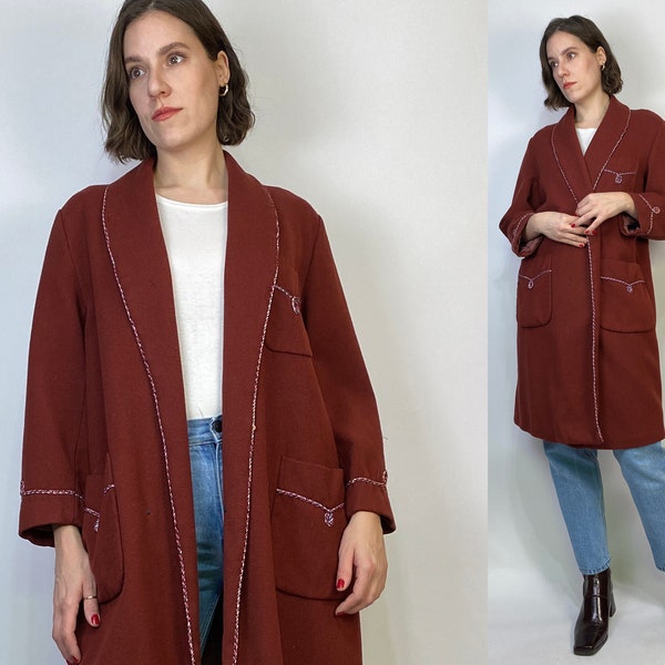 Wool Robe Etsy