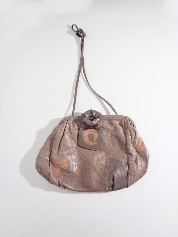 Vtg 80s AVANT GARDE Long SNAKE Bag!