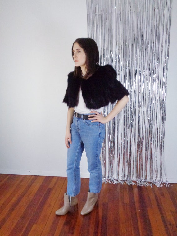 Vtg 30s or 40s Genuine FUR SHRUG!
