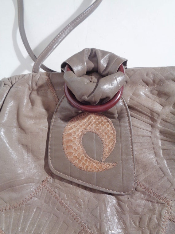 Vtg 80s AVANT GARDE Long SNAKE Bag!