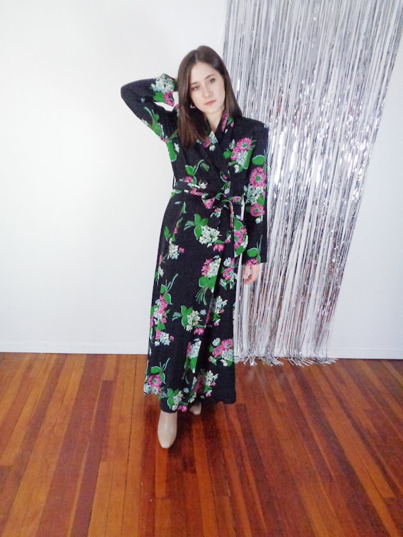 Vtg 1940s DRESSING GOWN! Medium, 8