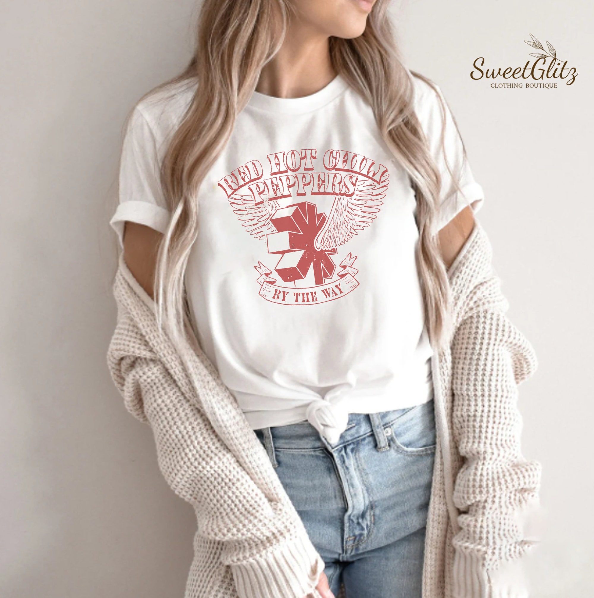 Red Hot Chili Peppers By The Way Wings T-Shirt Red Hot Chili Peppers By The Way Wings T-Shirt