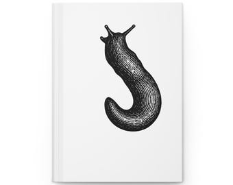Vintage Engraving Banana Slug Illustration Journal | Hardcover Notebook