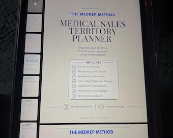 Medical Sales Territory Planner  (PDF Download)