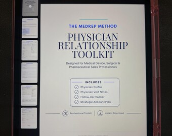 Medical Sales Physician Toolkit  (PDF Download)
