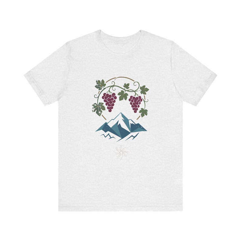 Georgian Grapevine Shirt, Caucasus Wine Country Tee, Sakartvelo Gift, Republic of Georgia T-Shirt, Georgian Roots Heritage Gift image 2