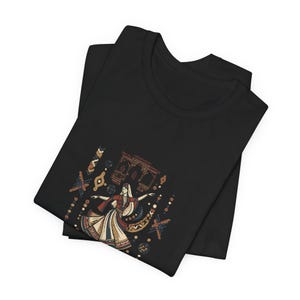 Maglietta da ballo georgiana, maglietta da ballerino folcloristico Kartuli, regalo Sakartvelo, maglietta della Repubblica di Georgia, regalo per celebrare le radici e il patrimonio georgiano di Tbilisi immagine 3