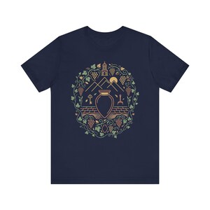 T-shirt de vigneron géorgien, T-shirt de cave Qvevri Marani, Cadeau Sakartvelo, T-shirt République de Géorgie, Cadeau Natural Wine Roots image 3