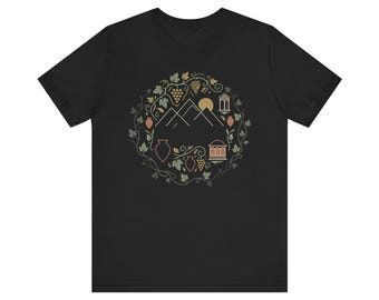 Georgian Wine Shirt, Qvevri Winemaking Tee, Sakartvelo Gift, Republic of Georgia T-Shirt, Wine Lover Georgian Roots Heritage Gift