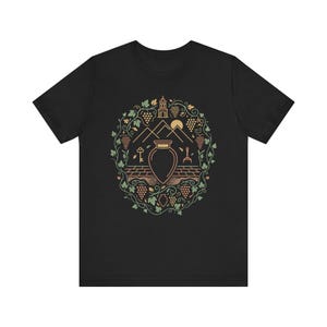 T-shirt de vigneron géorgien, T-shirt de cave Qvevri Marani, Cadeau Sakartvelo, T-shirt République de Géorgie, Cadeau Natural Wine Roots image 1