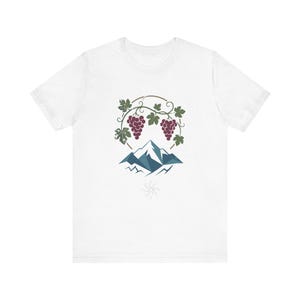 Georgian Grapevine Shirt, Caucasus Wine Country Tee, Sakartvelo Gift, Republic of Georgia T-Shirt, Georgian Roots Heritage Gift image 1