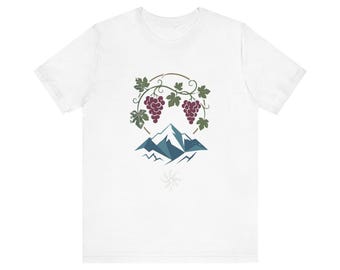 Georgian Grapevine Shirt, Caucasus Wine Country Tee, Sakartvelo Gift, Republic of Georgia T-Shirt, Georgian Roots Heritage Gift
