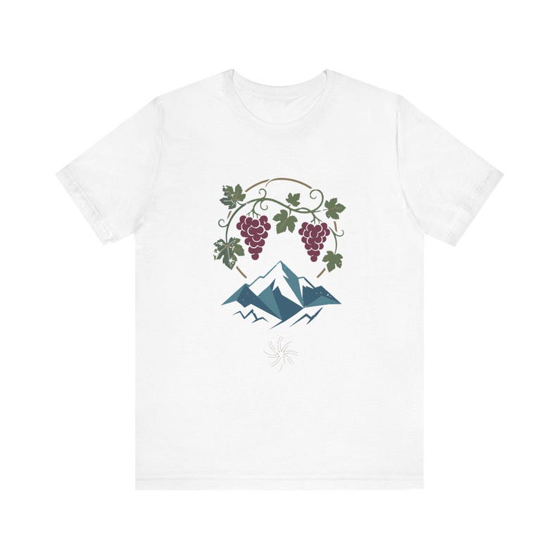 Georgian Grapevine Shirt, Caucasus Wine Country Tee, Sakartvelo Gift, Republic of Georgia T-Shirt, Georgian Roots Heritage Gift image 1