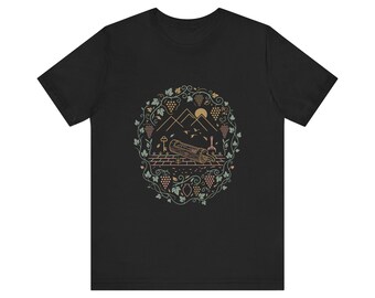 T-shirt « Presse à vin géorgienne », T-shirt Satsnakheli Marani, Cadeau Sakartvelo, T-shirt République de Géorgie, Cadeau « Racines de vigneron Qvevri »