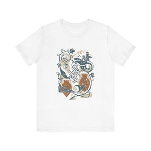 Svaneti Shirt, Georgian Mountains Tee, Sakartvelo Gift, Republic of Georgia T-Shirt, Caucasus Georgia Travel Georgian Roots Gift image 1