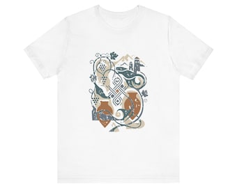 Svaneti Shirt, Georgian Mountains Tee, Sakartvelo Gift, Republic of Georgia T-Shirt, Caucasus Georgia Travel Georgian Roots Gift