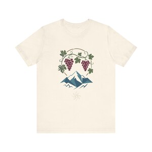 Georgian Grapevine Shirt, Caucasus Wine Country Tee, Sakartvelo Gift, Republic of Georgia T-Shirt, Georgian Roots Heritage Gift image 3