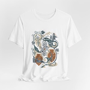 Svaneti Shirt, Georgian Mountains Tee, Sakartvelo Gift, Republic of Georgia T-Shirt, Caucasus Georgia Travel Georgian Roots Gift image 5