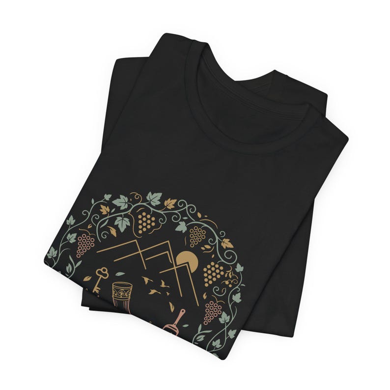 Georgian Drinking Horn Shirt, Kantsi Marani Wine Tee, Sakartvelo Gift, Republic of Georgia T-Shirt, Georgian Roots Wine Gift image 5