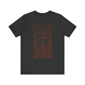 T-shirt Croix de vigne Sakartvelo | T-shirt orthodoxe géorgien Sainte Nino | Cadeau du patrimoine de la République de Géorgie | Art chrétien de Kartuli image 1