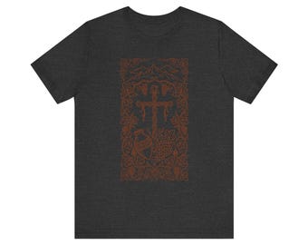Sakartvelo Grapevine Cross Shirt | Saint Nino Georgian Orthodox Tee | Republic of Georgia Heritage Gift | Kartuli Christian Art