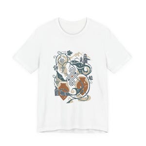 Svaneti Shirt, Georgian Mountains Tee, Sakartvelo Gift, Republic of Georgia T-Shirt, Caucasus Georgia Travel Georgian Roots Gift image 3