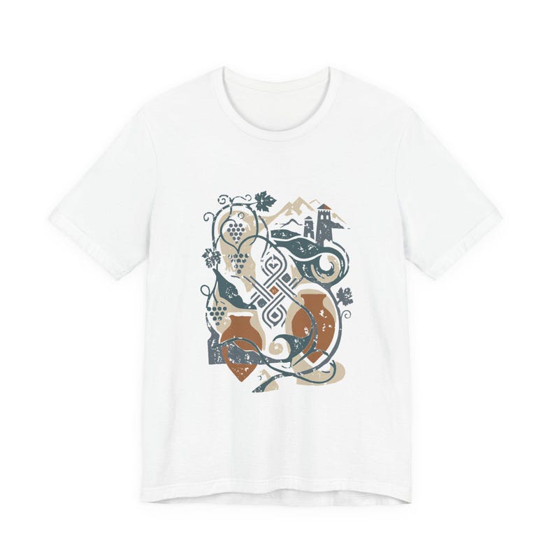 Svaneti Shirt, Georgian Mountains Tee, Sakartvelo Gift, Republic of Georgia T-Shirt, Caucasus Georgia Travel Georgian Roots Gift image 3