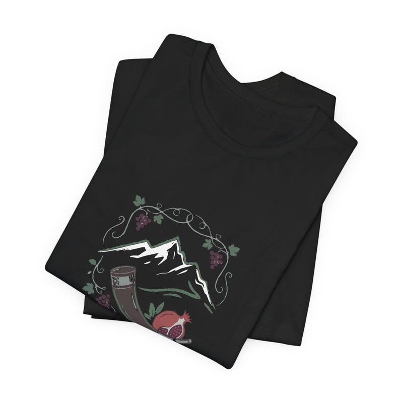 Georgian Wine Shirt, Kantsi Horn Tee, Sakartvelo Gift, Republic of Georgia T-Shirt, Caucasus Wine Country Georgian Roots Gift image 3