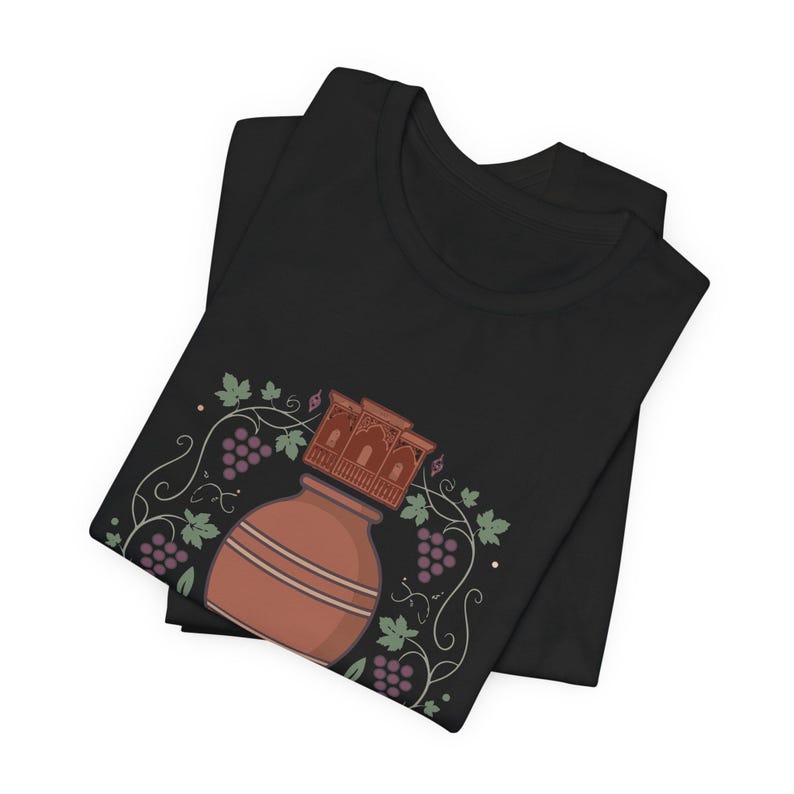 Tbilisi Shirt, Georgian Qvevri Wine Tee, Sakartvelo Gift, Republic of Georgia T-Shirt, Georgia Travel Georgian Roots Heritage Gift image 5