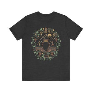 T-shirt de vigneron géorgien, T-shirt de cave Qvevri Marani, Cadeau Sakartvelo, T-shirt République de Géorgie, Cadeau Natural Wine Roots image 2