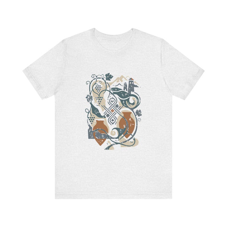 Svaneti Shirt, Georgian Mountains Tee, Sakartvelo Gift, Republic of Georgia T-Shirt, Caucasus Georgia Travel Georgian Roots Gift image 2