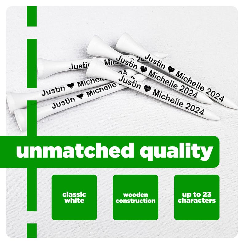 Personalized Golf Tees With Names | Direct to Print Golf Tee, Custom ...